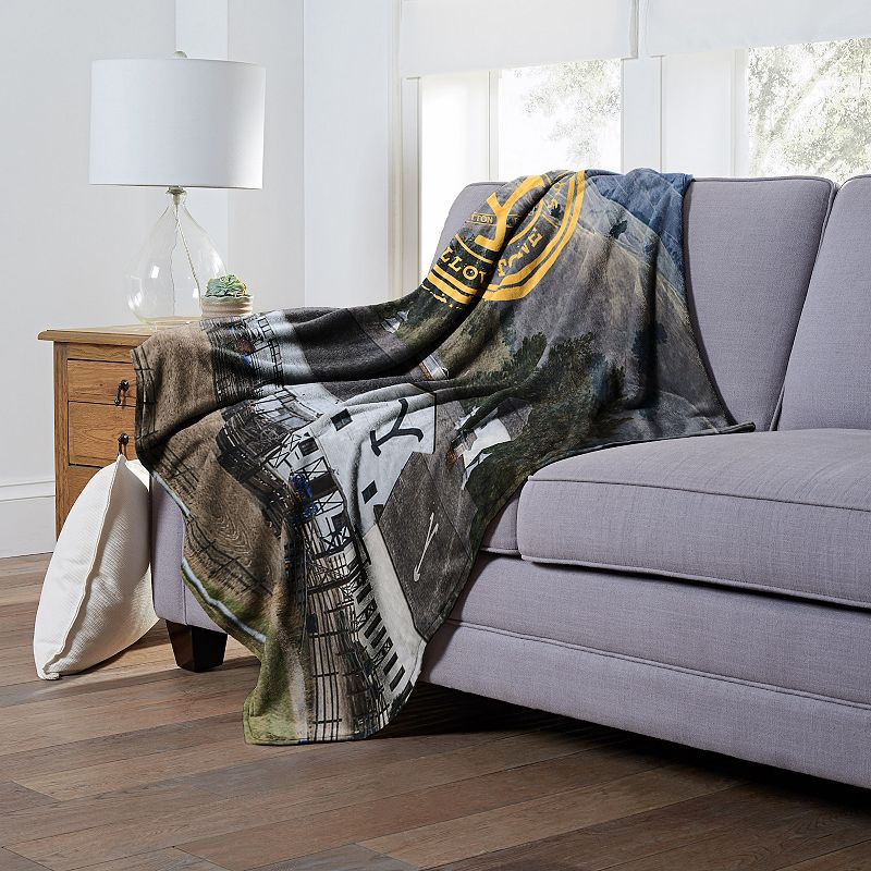 Yellowstone?Welcome To Yellowstone Silk Touch Throw Blanket