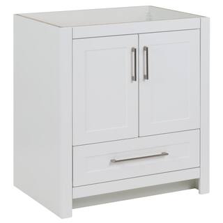 Home Decorators Collection Craye 30 in. W x 21.6 in. D x 34 in. H Bath Vanity Cabinet without Top in White CY30-WH