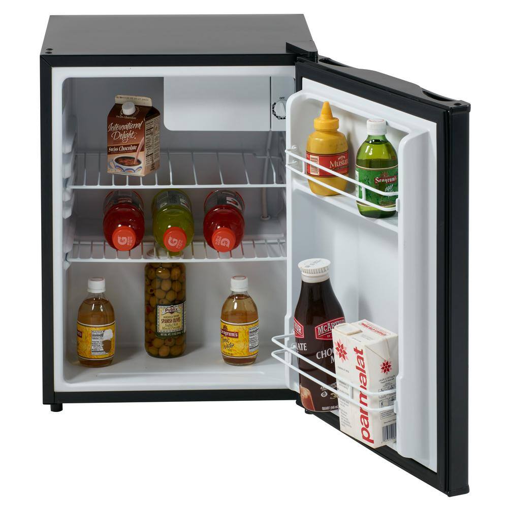 Avanti 2.4 cu. ft. Compact Mini Fridge with Freezer in Black RM24T1B