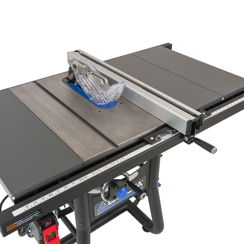 Delta 10 Contractor Table Saw with 52 Rip Capacity and Cast Iron Extension Wings ;