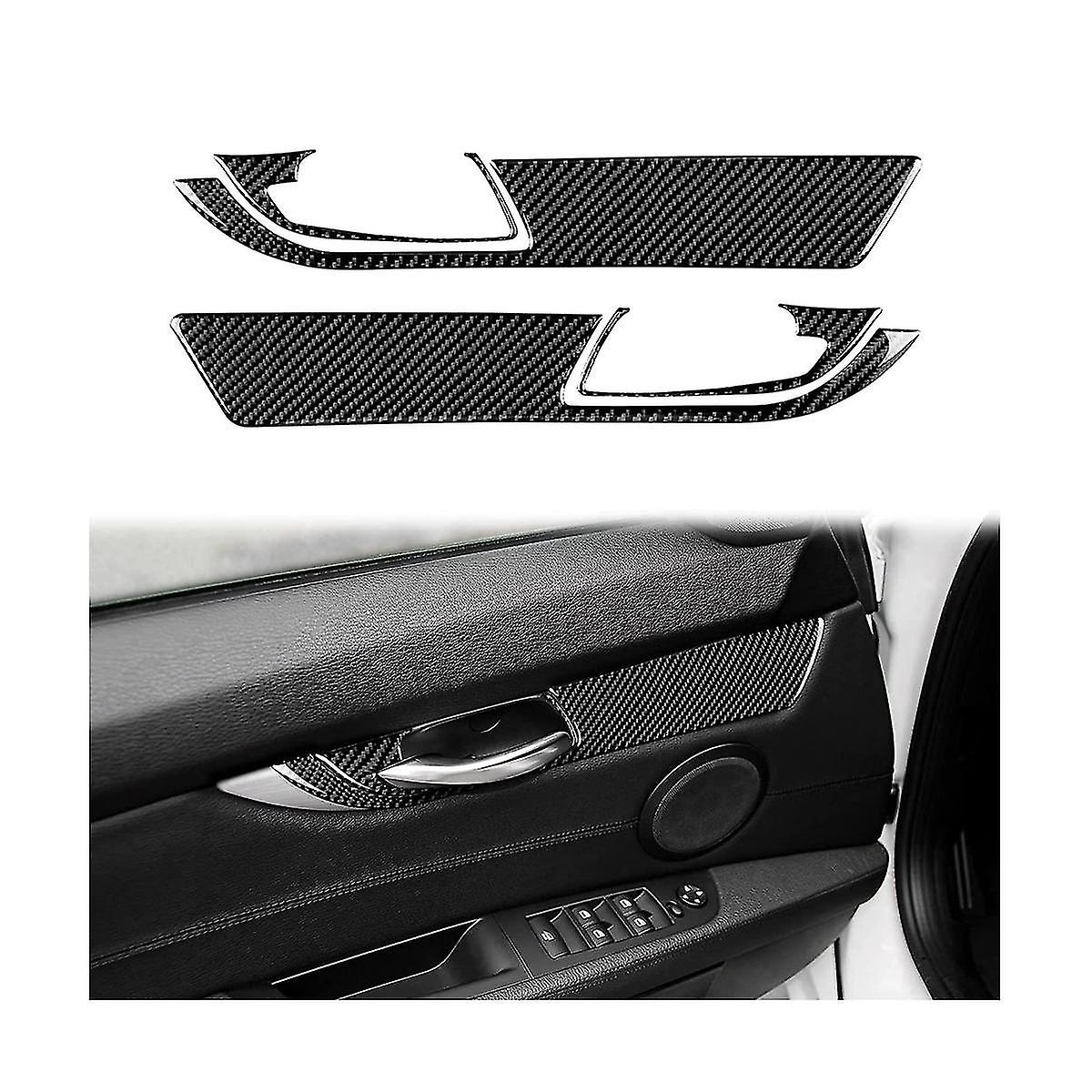 For Z4 E89 2009-2016 Carbon Fiber Car Inner Door Handle Frame Panel Cover Trim Decoration Sticker A