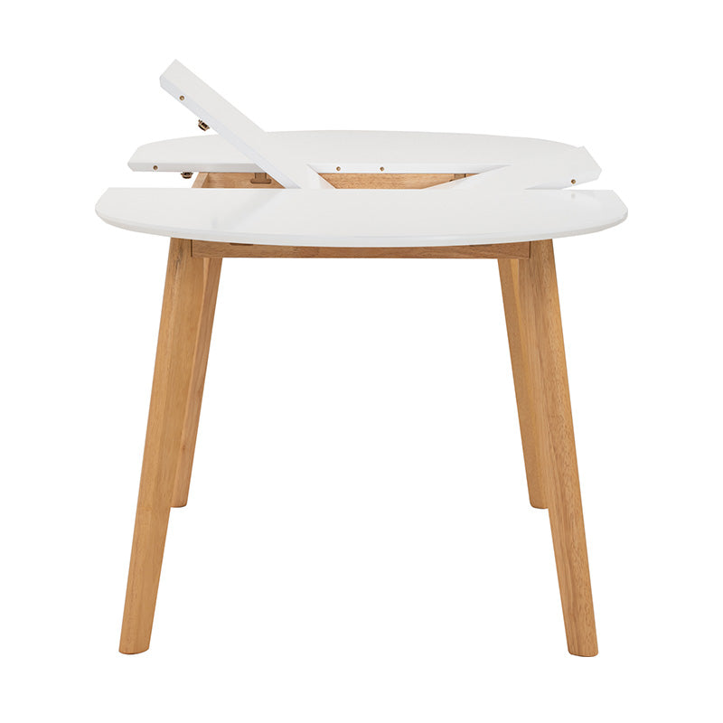 WERNER Extendable Dining Table 150-195cm  - Natural & White