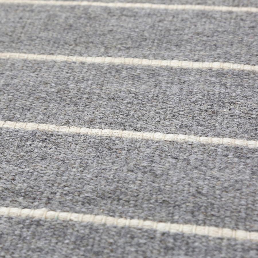 Warby Handwoven Rug in Light Grey