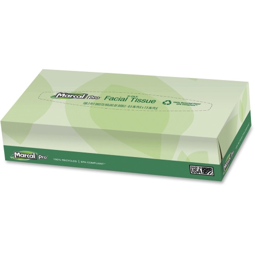 Marcal Pro 100% Recycled Facial Tissue  MRC2930CT