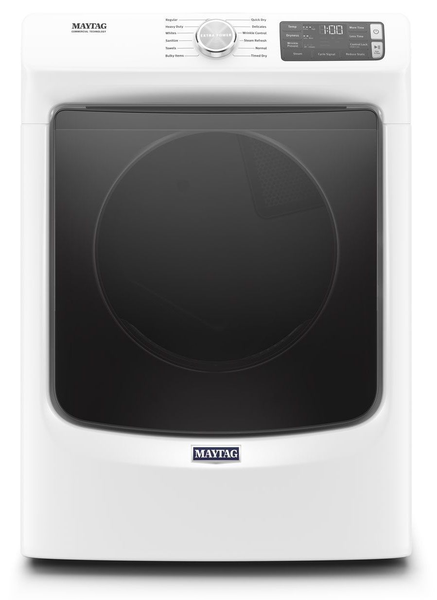 Maytag ADA 7.3 Cu. Ft. White Front Load Electric Dryer With Extra Power And Quick Dry Cycle