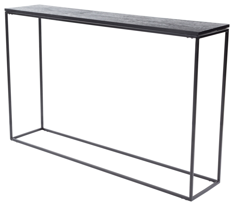 Surya Mcmillan MMN 001 Console Table  Black   Industrial   Console Tables   by Lighting New York  Houzz