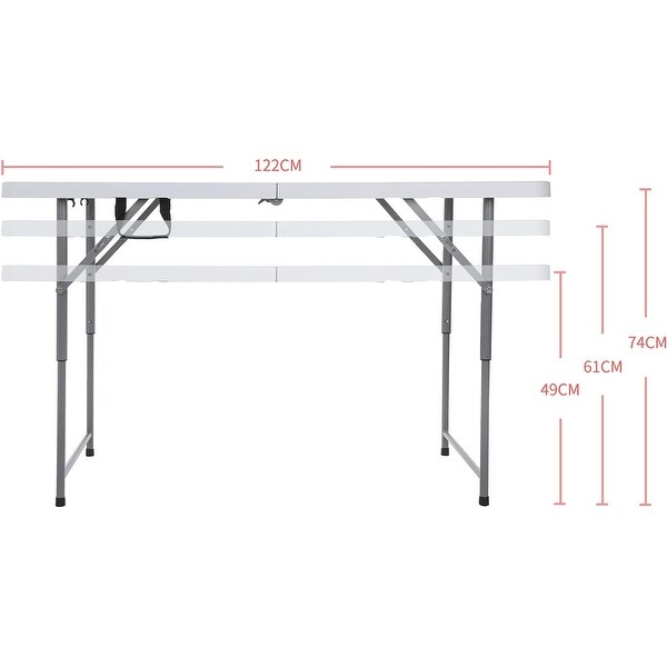 4ft Folding Table Outdoor Tables Picnic Table Portable Tables