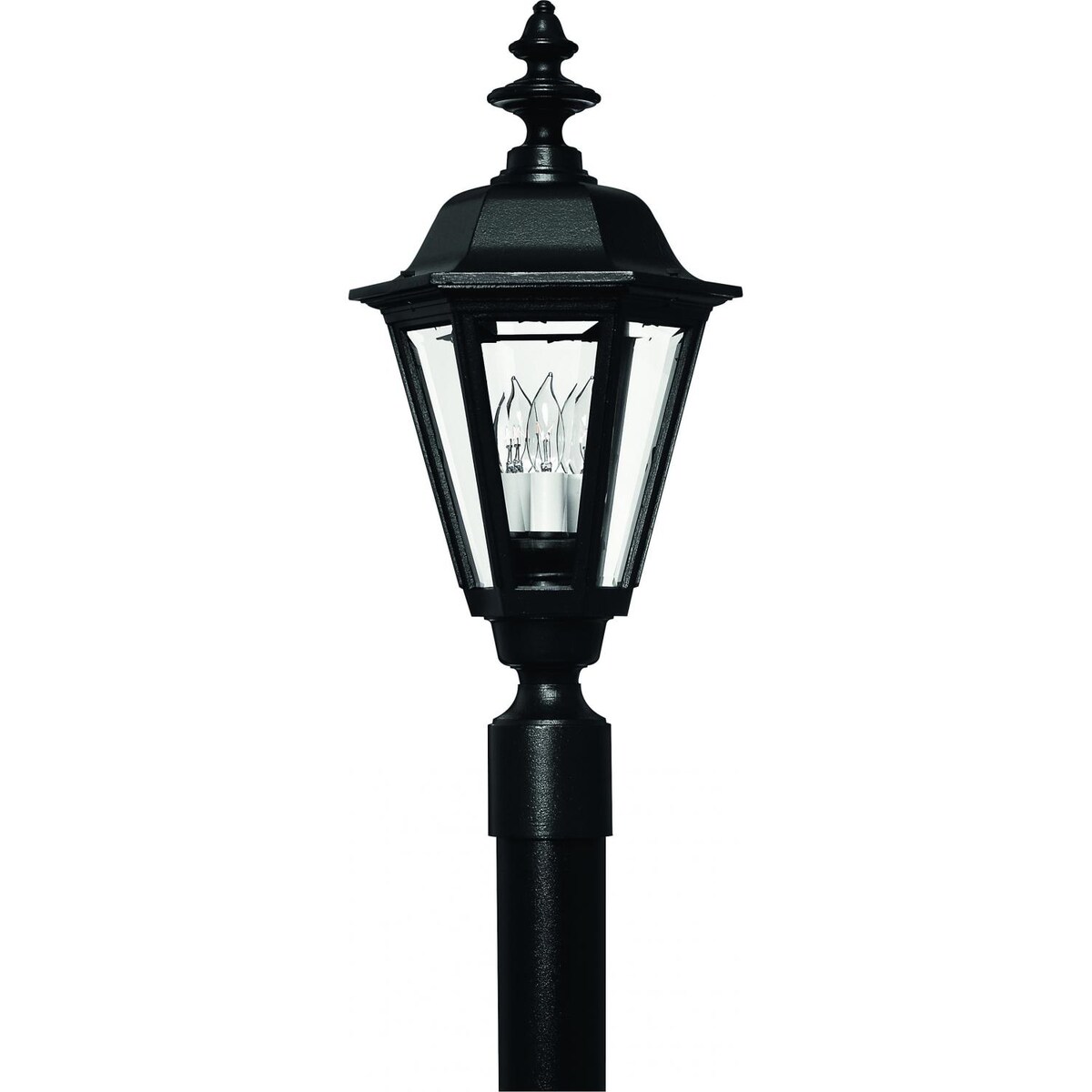 Hinkley Lighting Manor House Three Light 22-Inch Outdoor Post Light