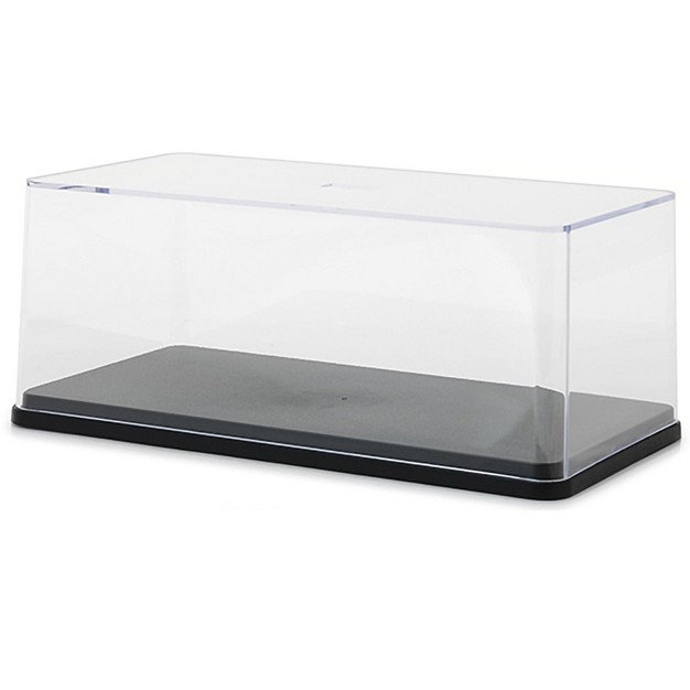 Collectible Display Show Case With Black Plastic Base For 1 24 Scale Models By Greenlight