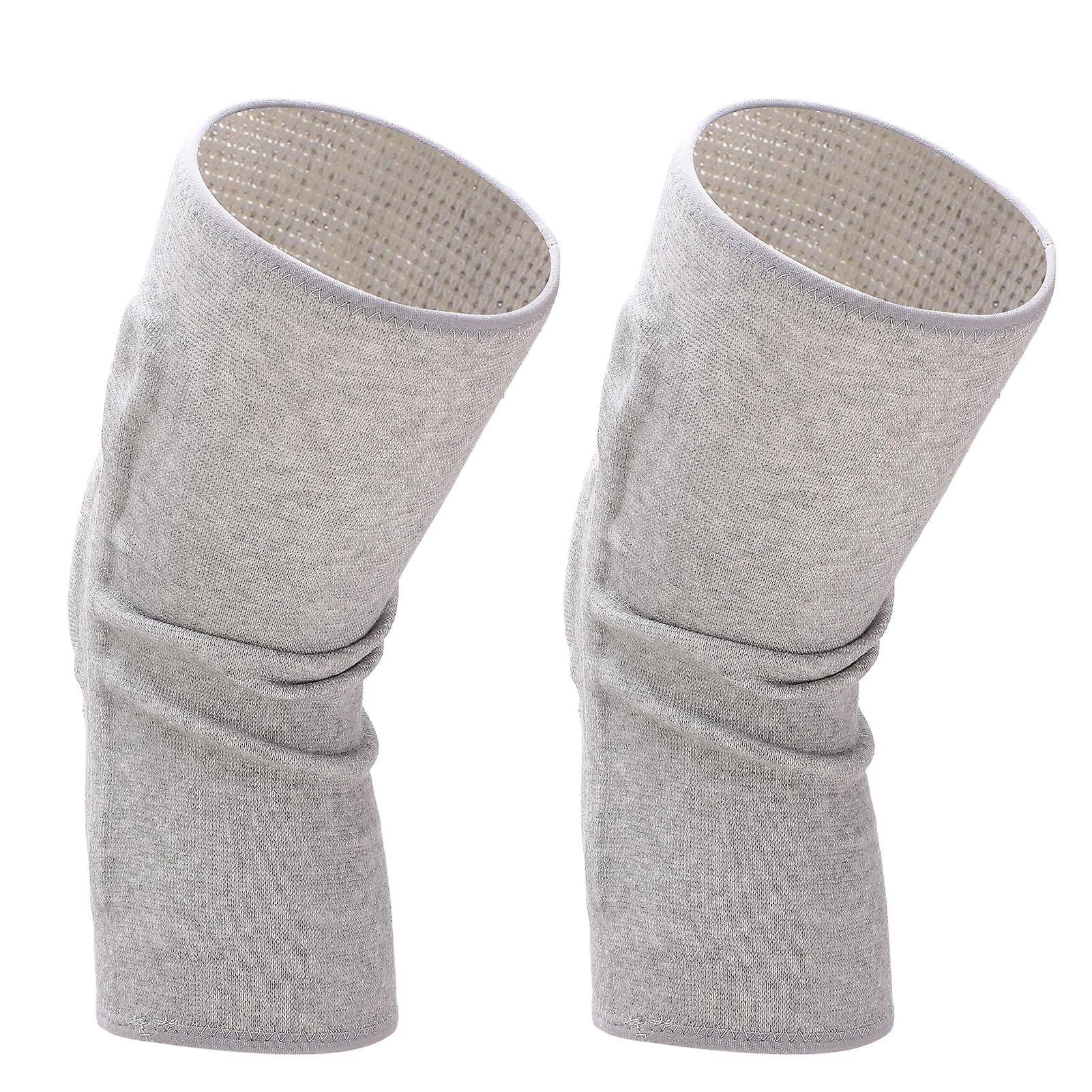 1pair Knee Warmers Unisex Thermal Thicken Sports Knee Sleeve Brace For Women Men Weightlifting Gym Hikingxl