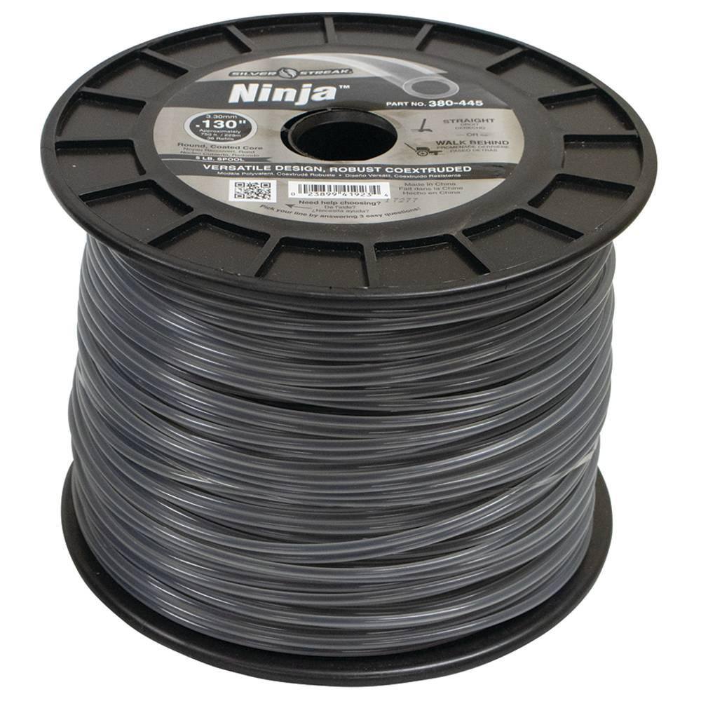 STENS 0.130 in. x 750 ft. Ninja Trimmer Line Gray 380-445