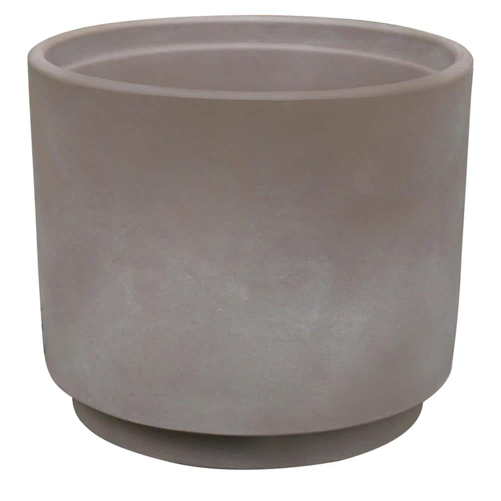 Southern Patio Cylinder Small 6 in. x 5.3 in. 1.5 Qt. Chocolate Clay IndoorOutdoor Pot CLY-082958