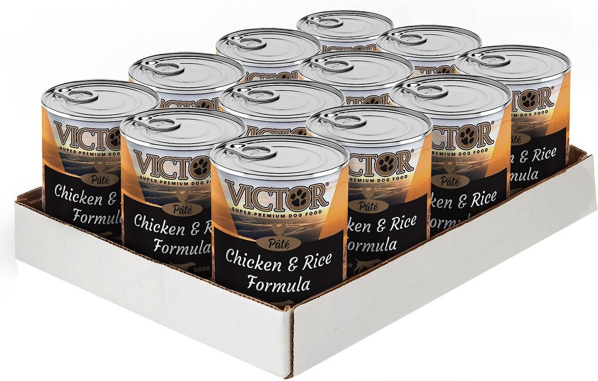 VICTOR Chicken and Rice Formula Paté Canned Dog Food