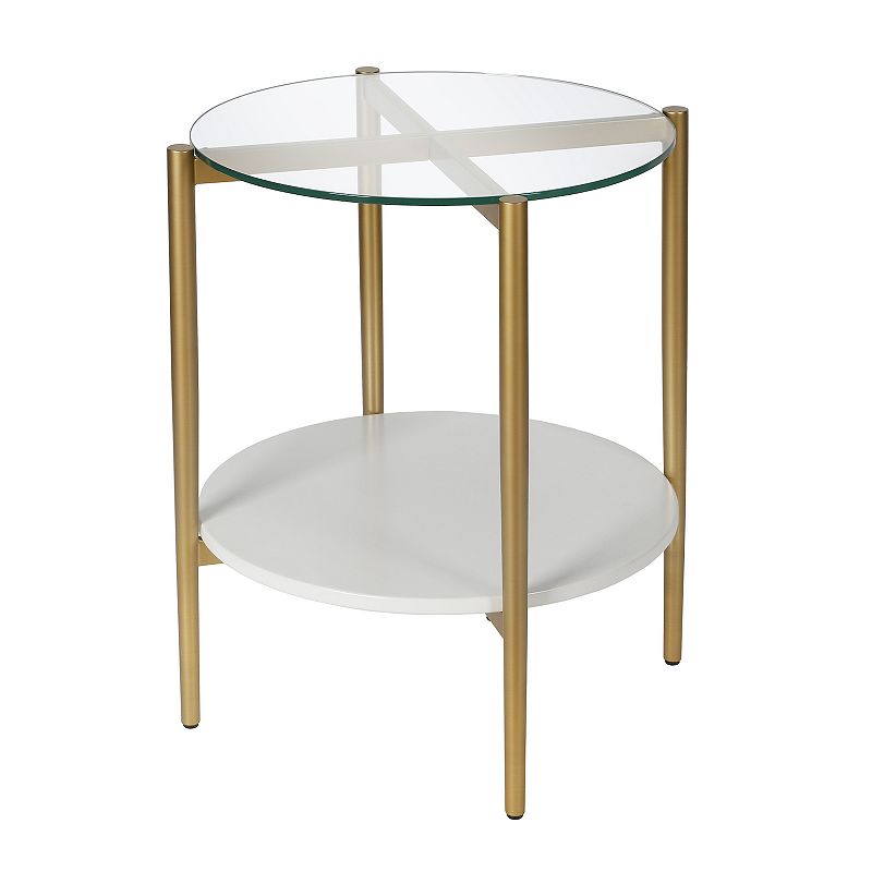 Finley and Sloane Otto 2-Tier Round Side Table