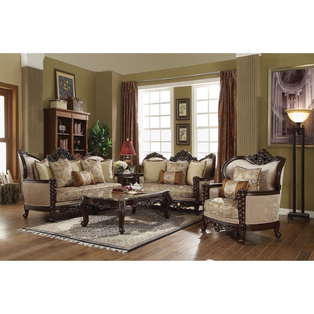 ACME Devayne Sofa with 6 Throw Pillows