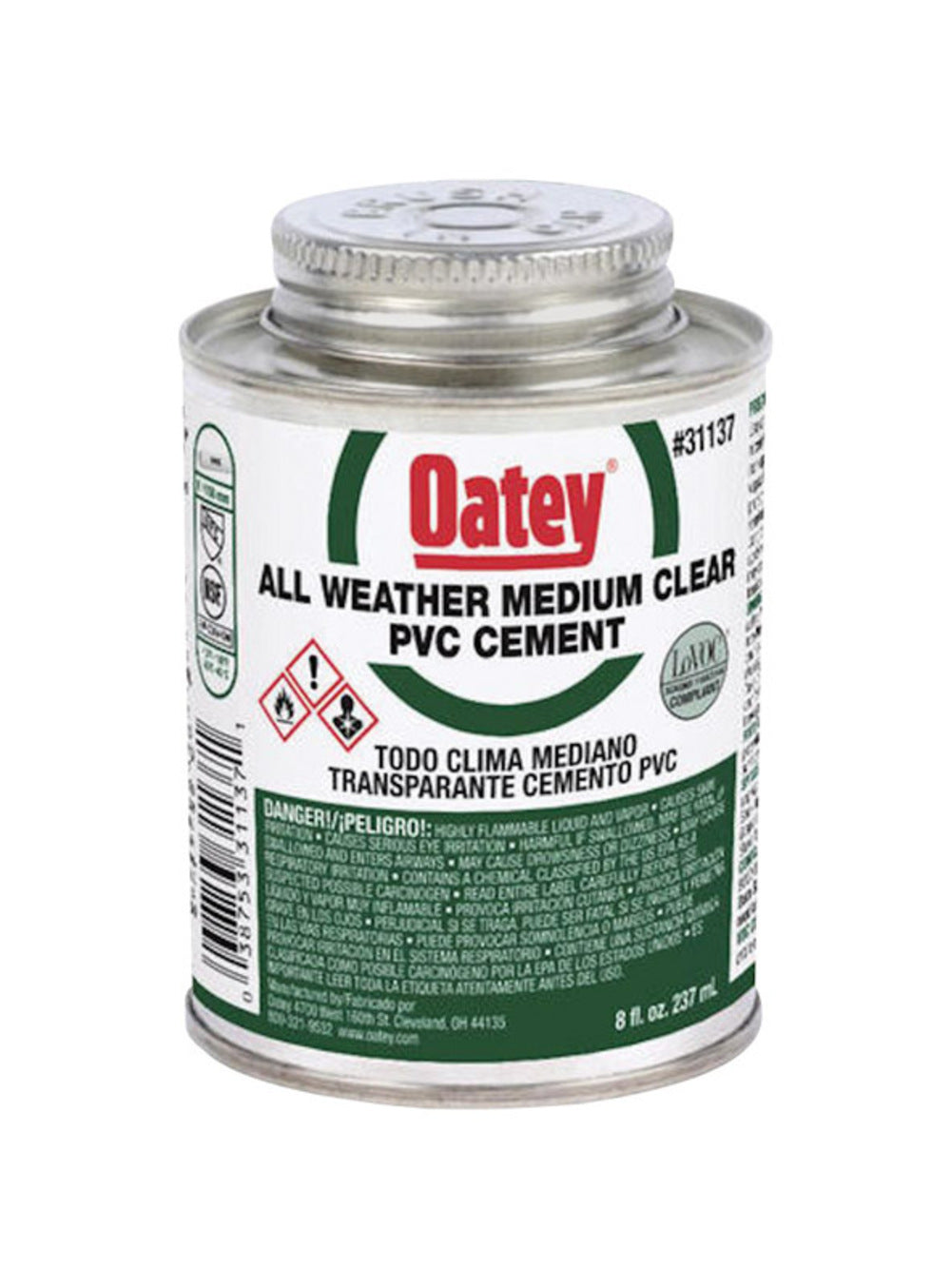 PVC CEMENT A/W CLR 8OZ