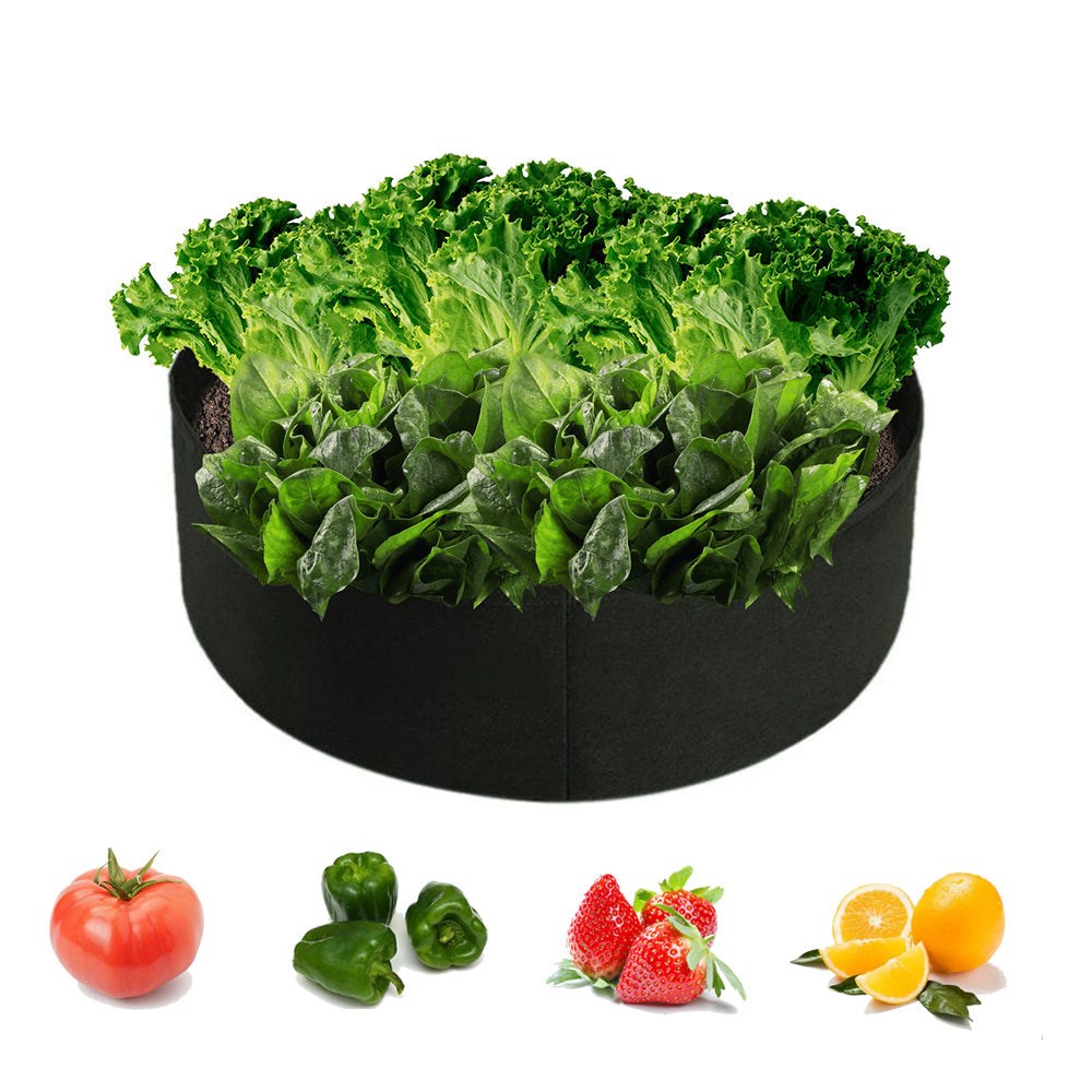 15/50/100 Gallon Large Capacity Black Plants Growing Bag Raised Plant Bed Garden Flower Planter Elevated Vegetable Box Planting Bags