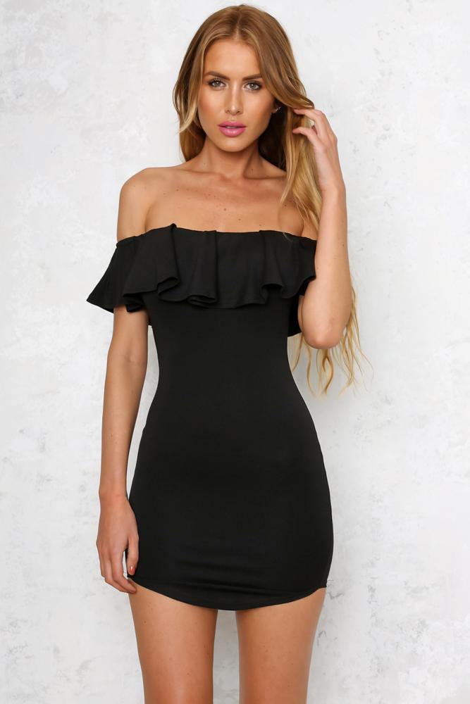 Nocturnal Dress Black