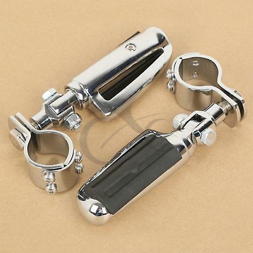 Born Pretty Footrest Footpegs W/ Clamps For Kawasaki Vulcan Vn400 Vn800 Harley Sportster 883