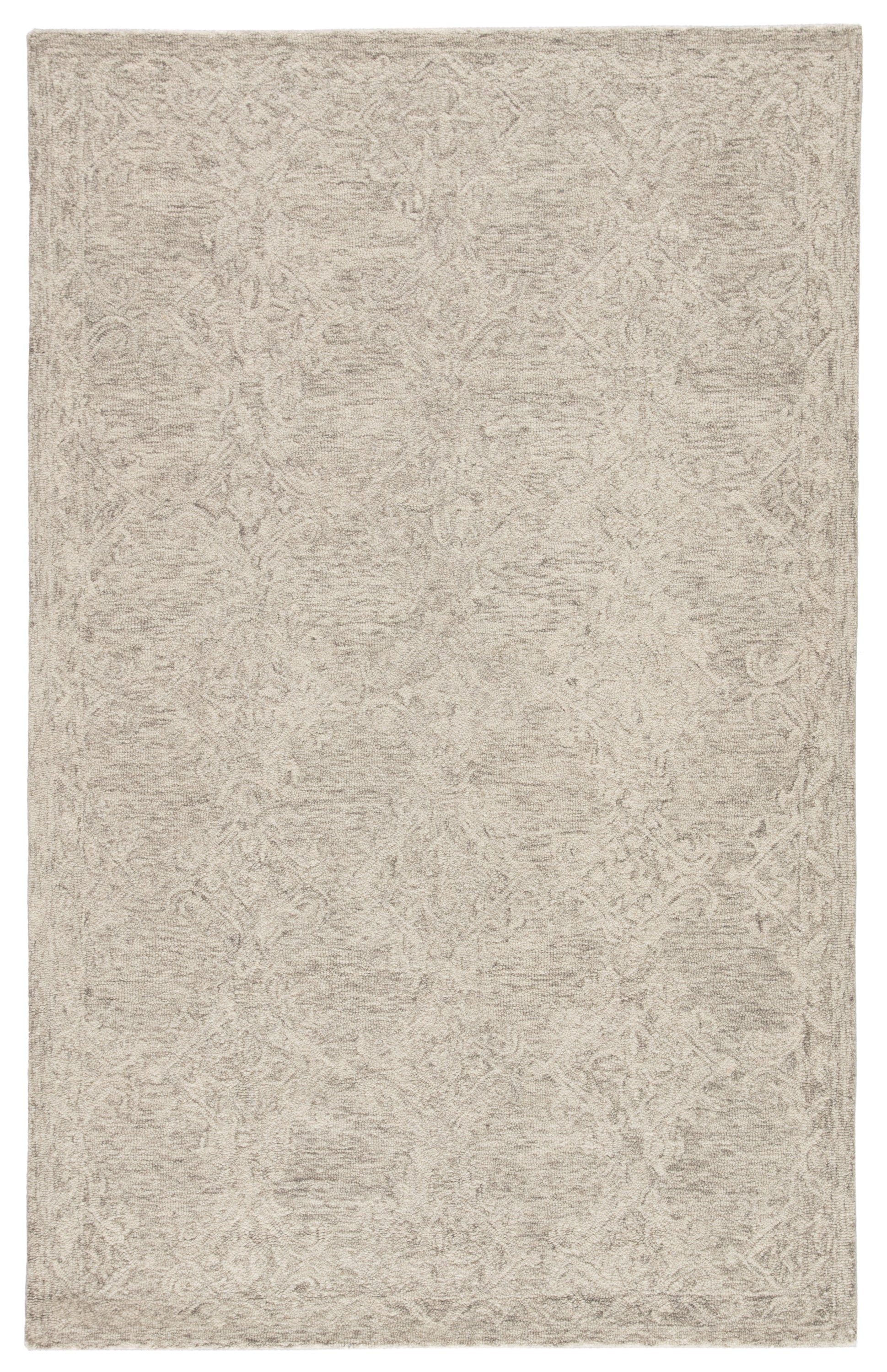 Corian Handmade Trellis Gray Area Rug