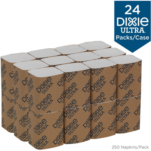 Dixie Ultra Interfold Napkin Dispenser Refill， 6000/Carton (32006)