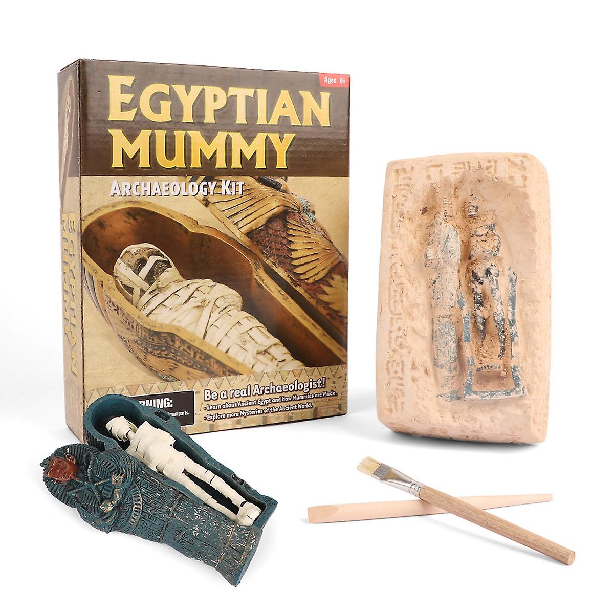 Egyptian Mummy Fossil Dig Archaeological Excavation Kit ，educational Science Kit Learning Toys For Kids