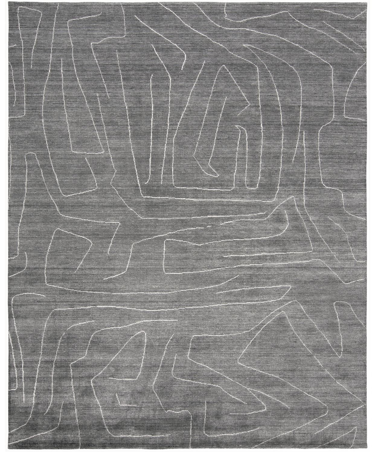 Miska Gray and Ivory Rug by BD Fine