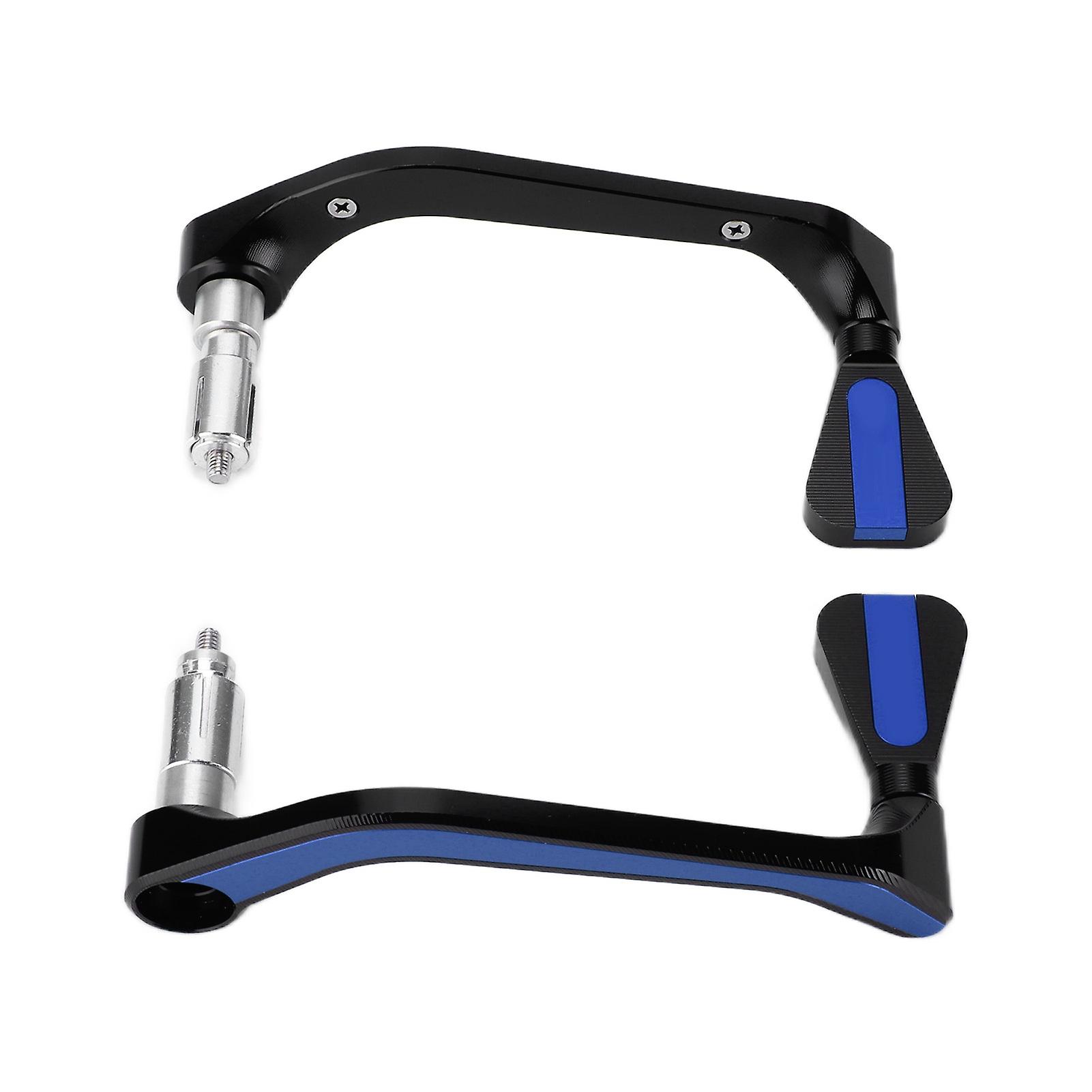 2pcs Motorcycle Handlebar Guard Aluminium Alloy Modification Maintenance Universal For 22mm/0.87inblue