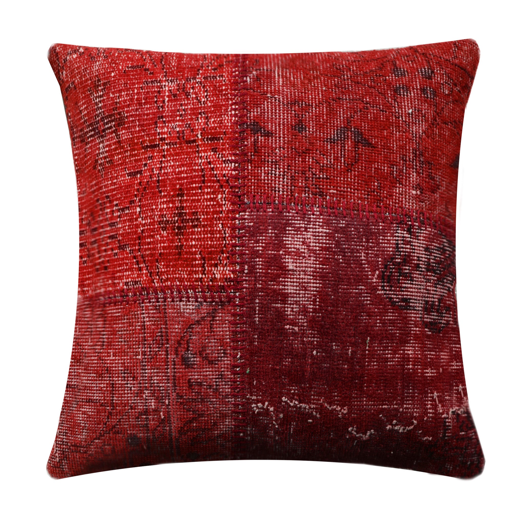 45X45 Cm Hali Bursa Handmade Over Dyed Cushion Cover Pwc0016