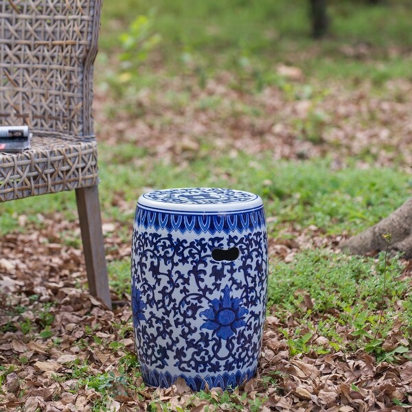 CUSchoice Ceramic Garden Stool