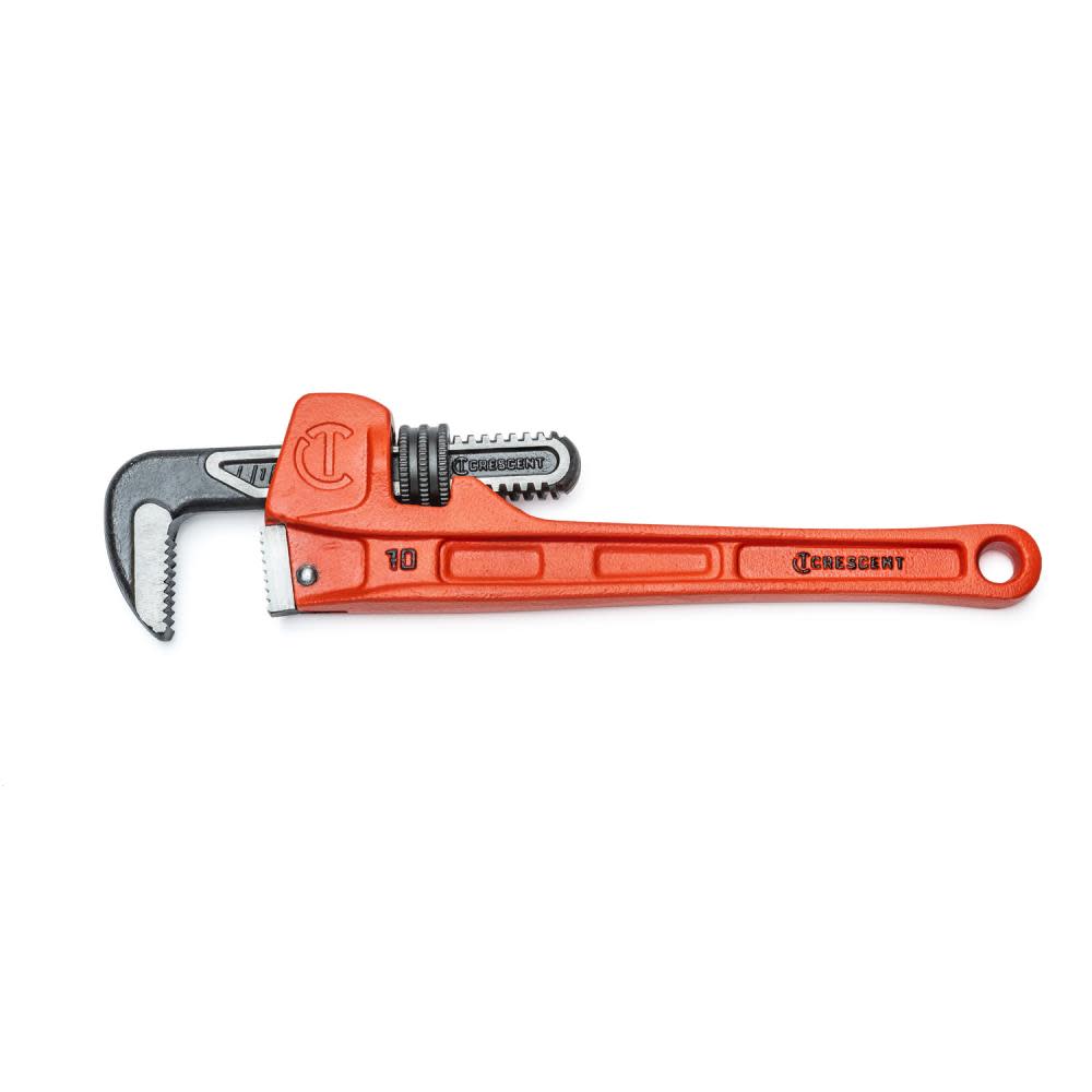 10 Cast Iron Slim Jaw Pipe Wrench ;