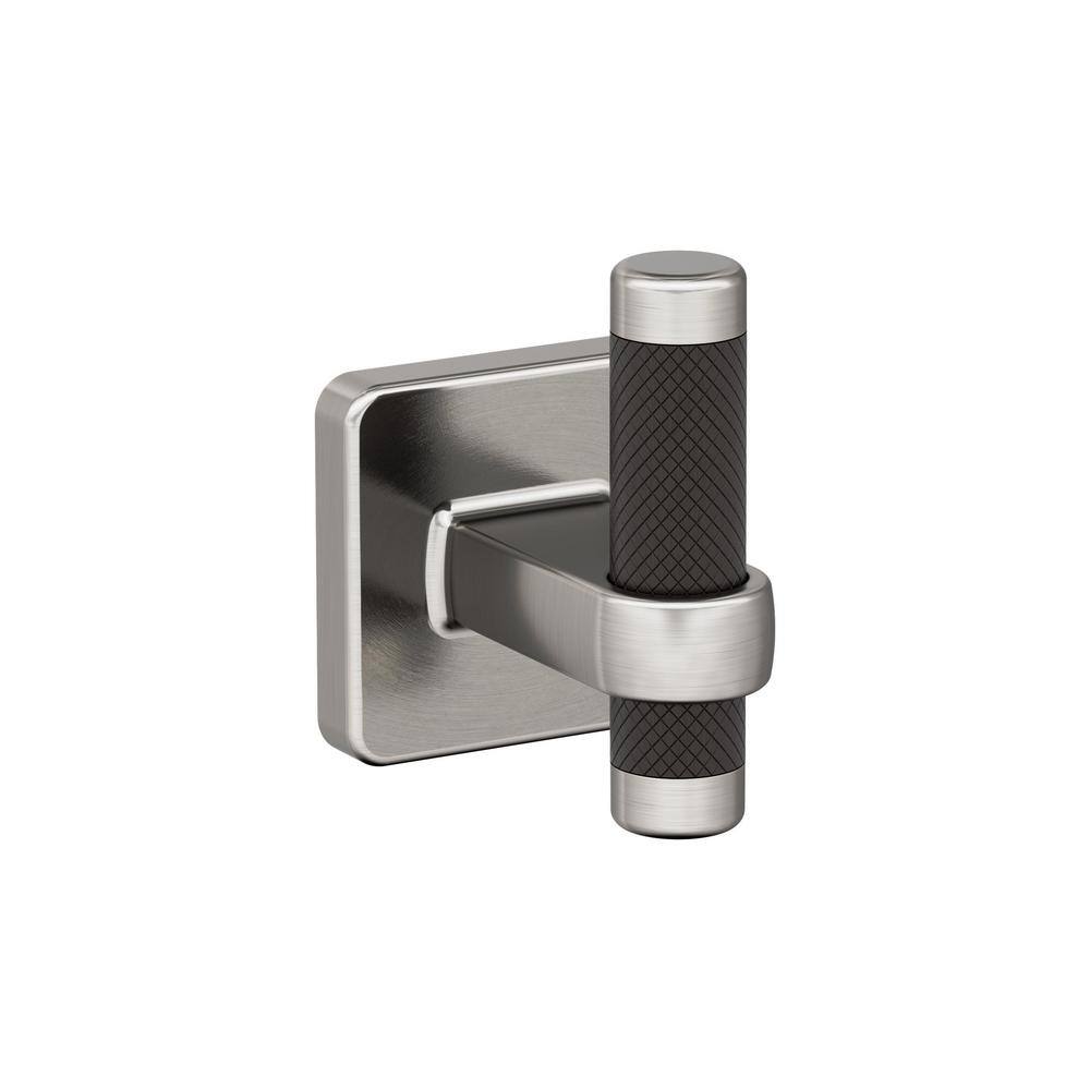 Amerock Esquire Single Robe Hook in Brushed NickelOil-Rubbed Bronze BH36563G10ORB