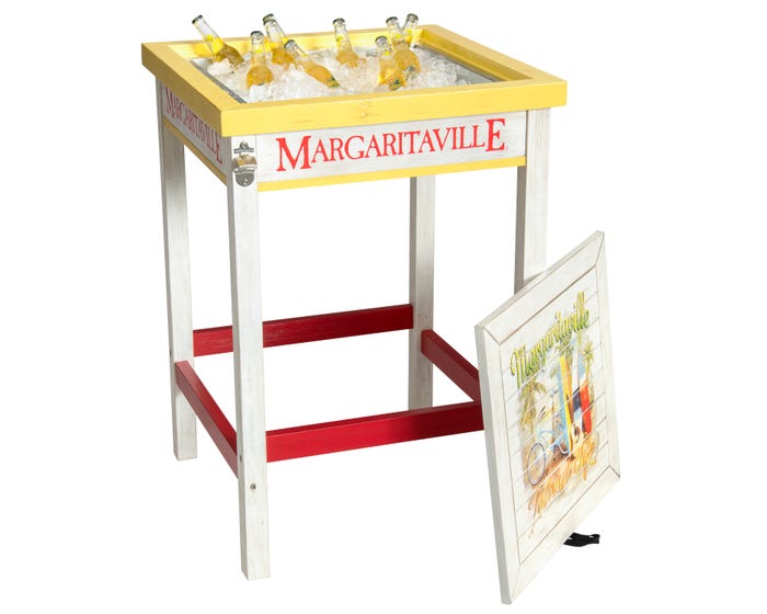 Margaritaville Bistro Table with Beverage Tub， One Particular Harbour - BT301MV-1