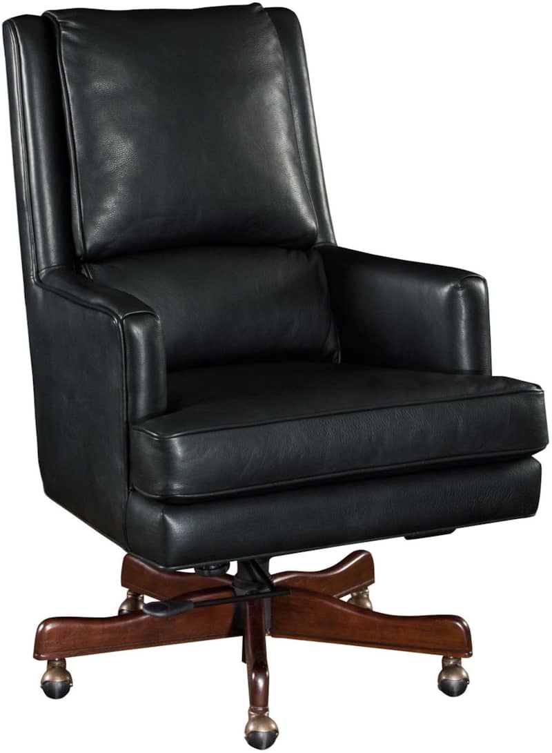 Hooker Furniture Black Home Office Wright Executive Swivel Tilt Chair