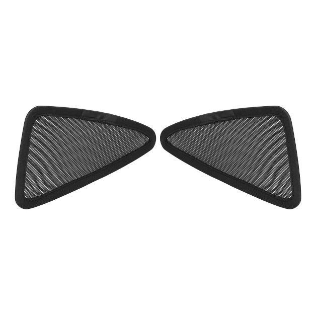 Unique Bargains 2 Pcs Glass Shade Cover Triangular Window Sun Shade Net Cover For Tesla Model X