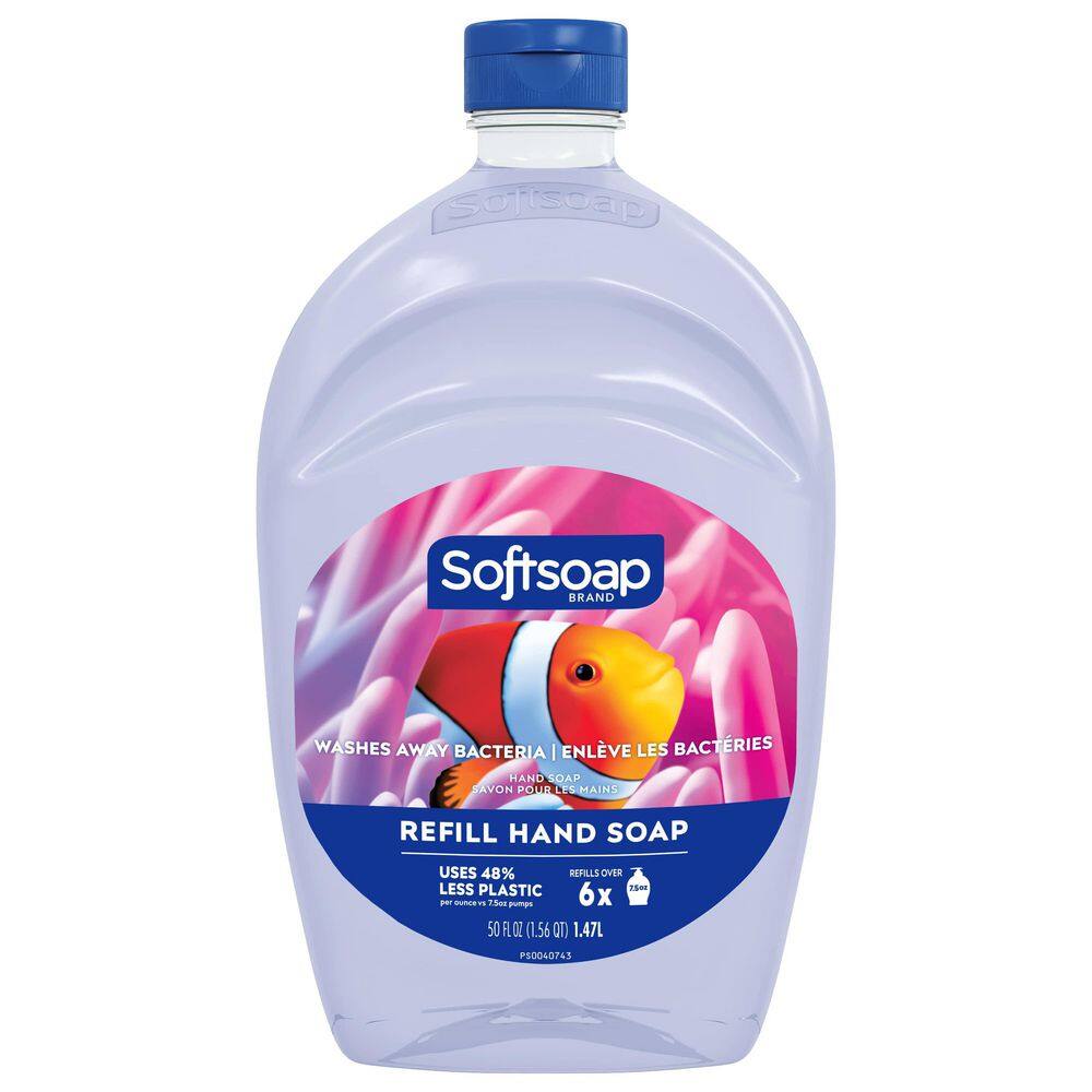 Softsoap 50 oz. Aquarium Refill Bottle Hand Soap US05262A