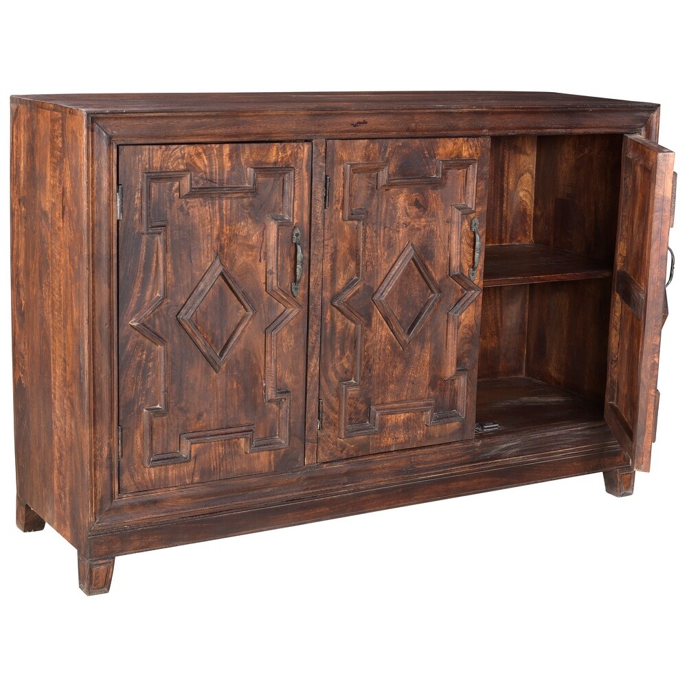 Aubrey 3 Door Diamond Sideboard   58\