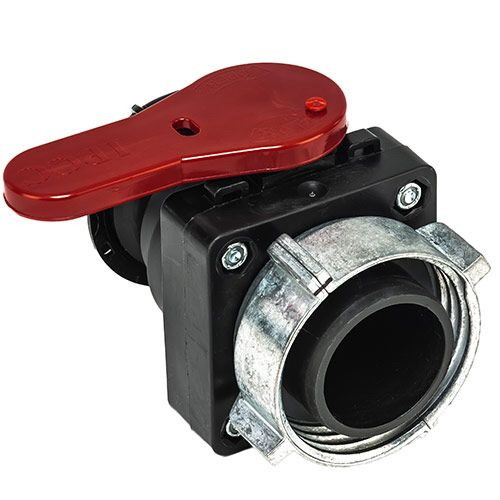 BASCO Polypropylene Ball Valve   2 Inch Camlock fo...