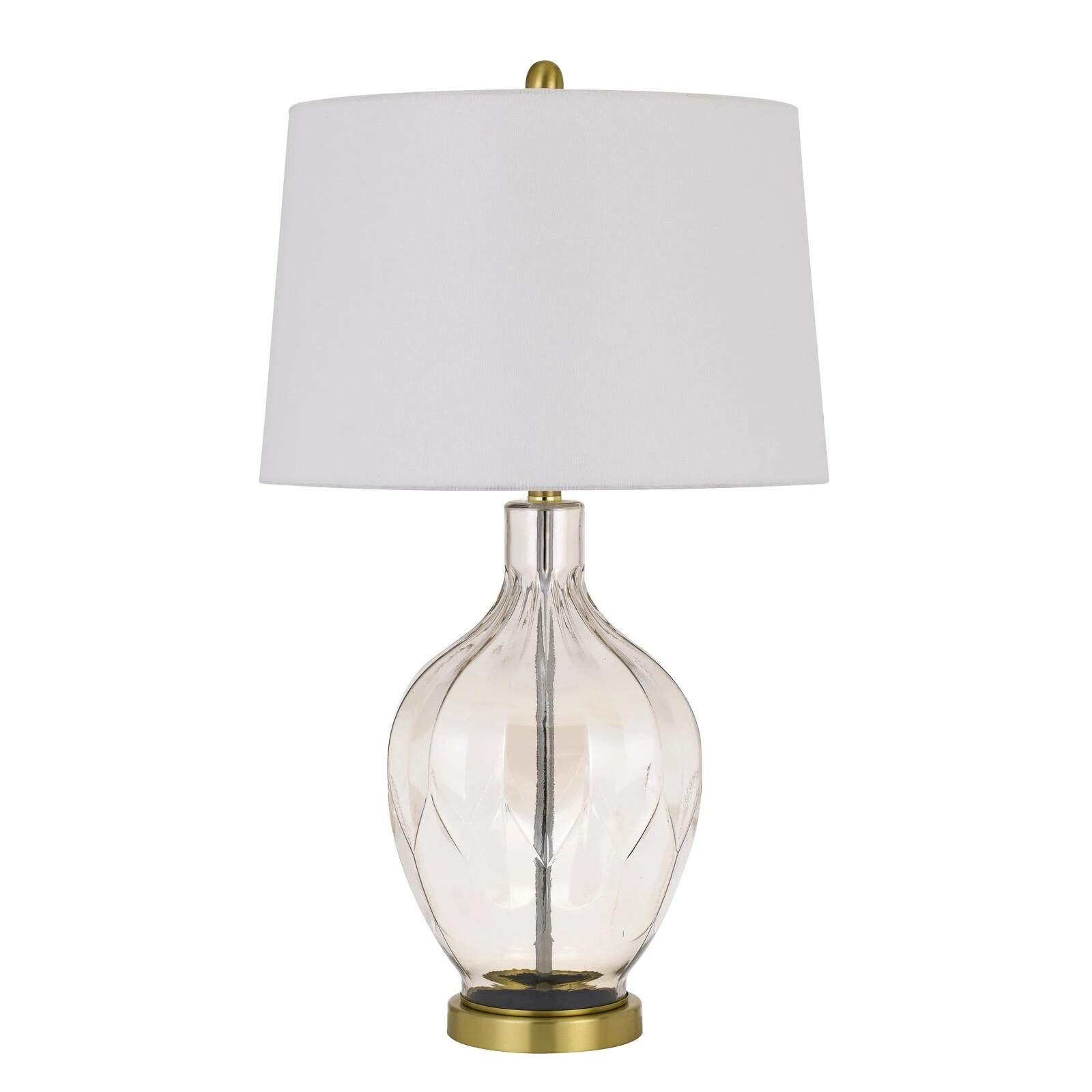 Bancroft Clear Glass Table lamp with Shade