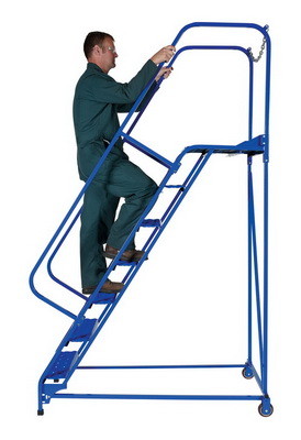 Vestil LAD MM 7 G maintenance ladder 7 step grip s...