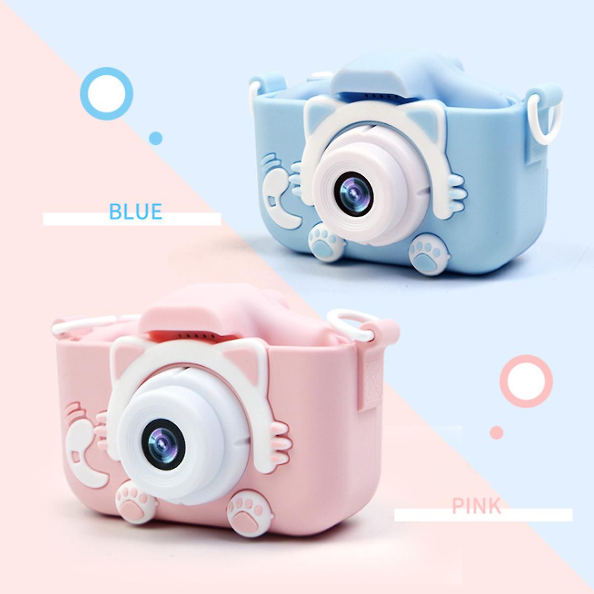 Mini Camera Kids Toys 2 Inch Hd Screen Digital Cameras Video Recorder Timed Shooting Sports Camera Dual Cams Kids Toy Camera 32g