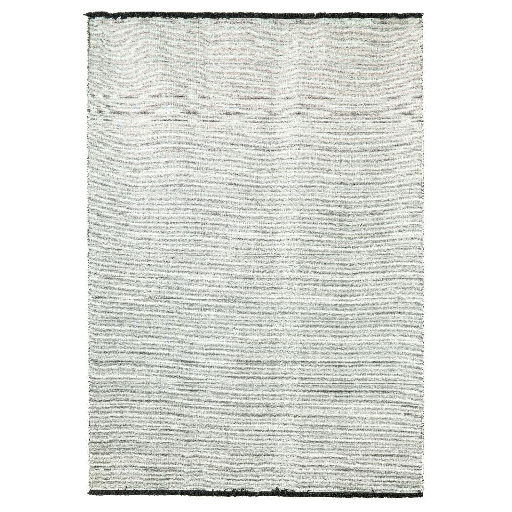 230X160 Cm Hand Woven Ivory Black Wool Rug Jhd-7007 Ivory Black-L