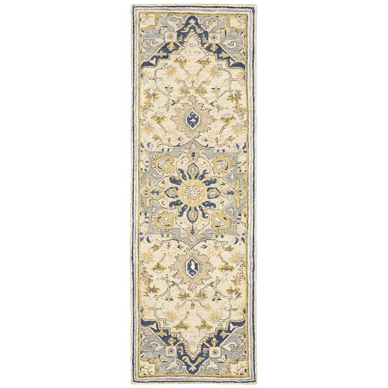 StyleHaven Andover Star Medallion Handmade Wool Area Rug