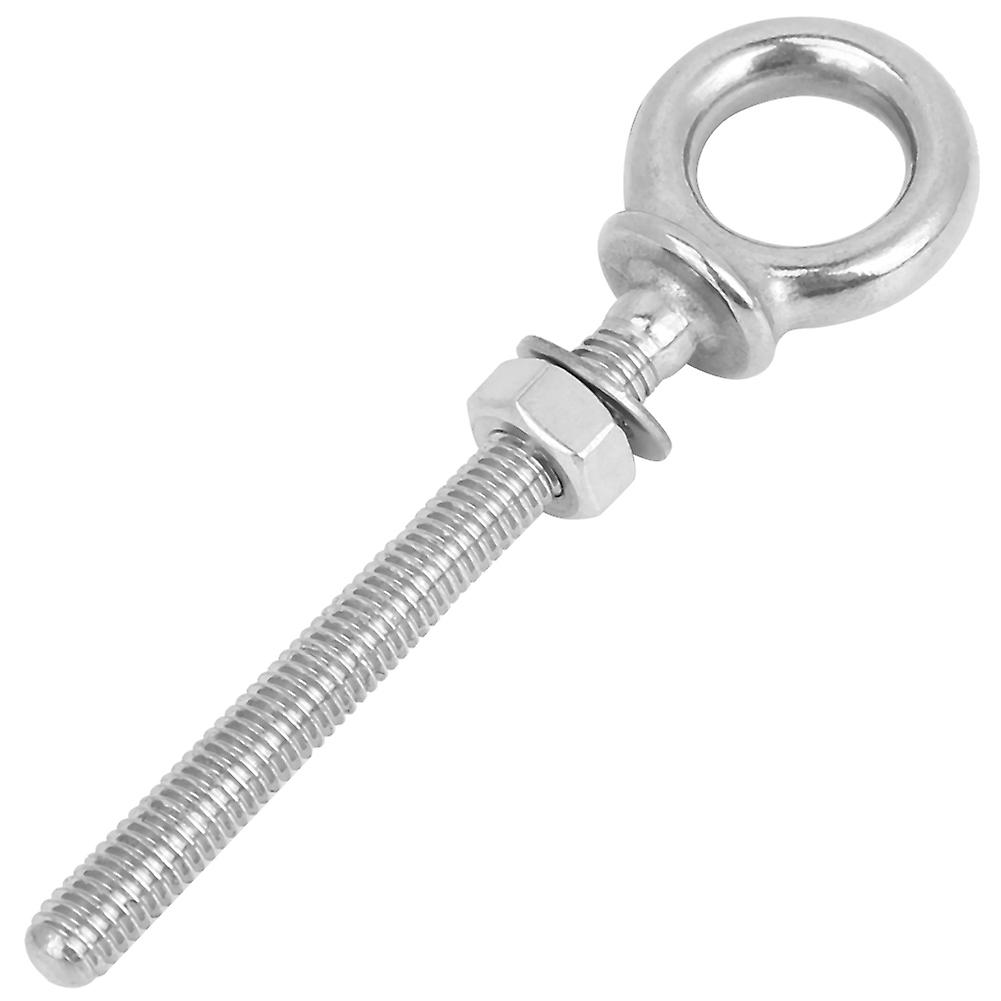 316 Stainless Steel Heavy Lifting Long Eye Bolt Screw Loop Hole For Cable Rope (zws6705-8)