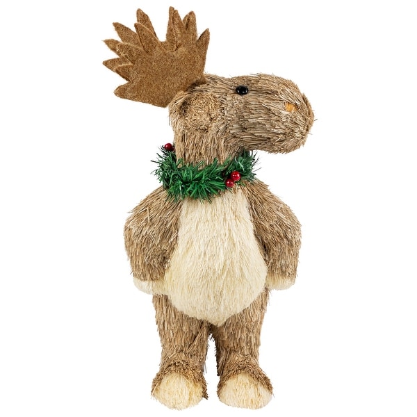 Woodland Standing Moose Christmas Figure