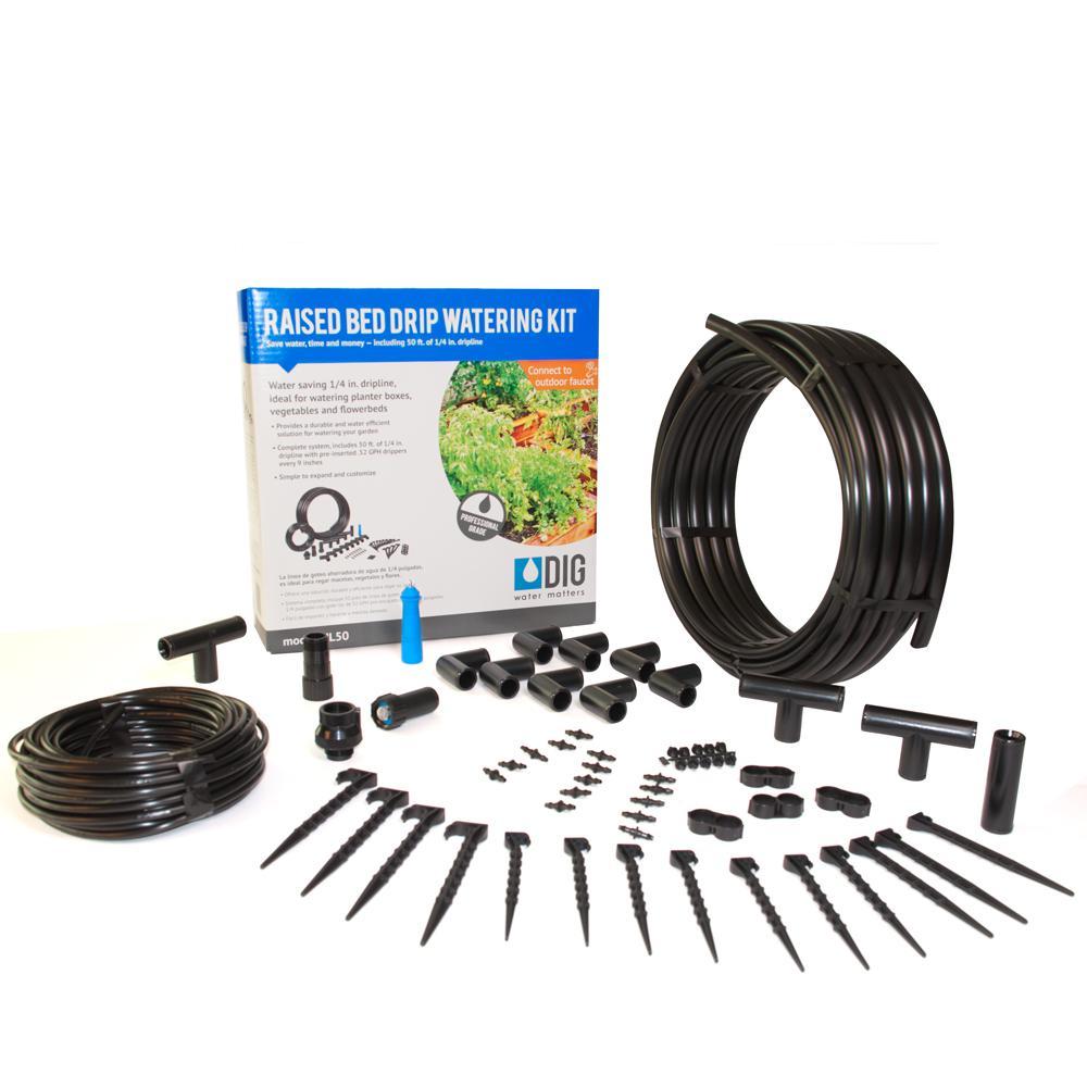 Raised Bed Drip Irrigation Kit