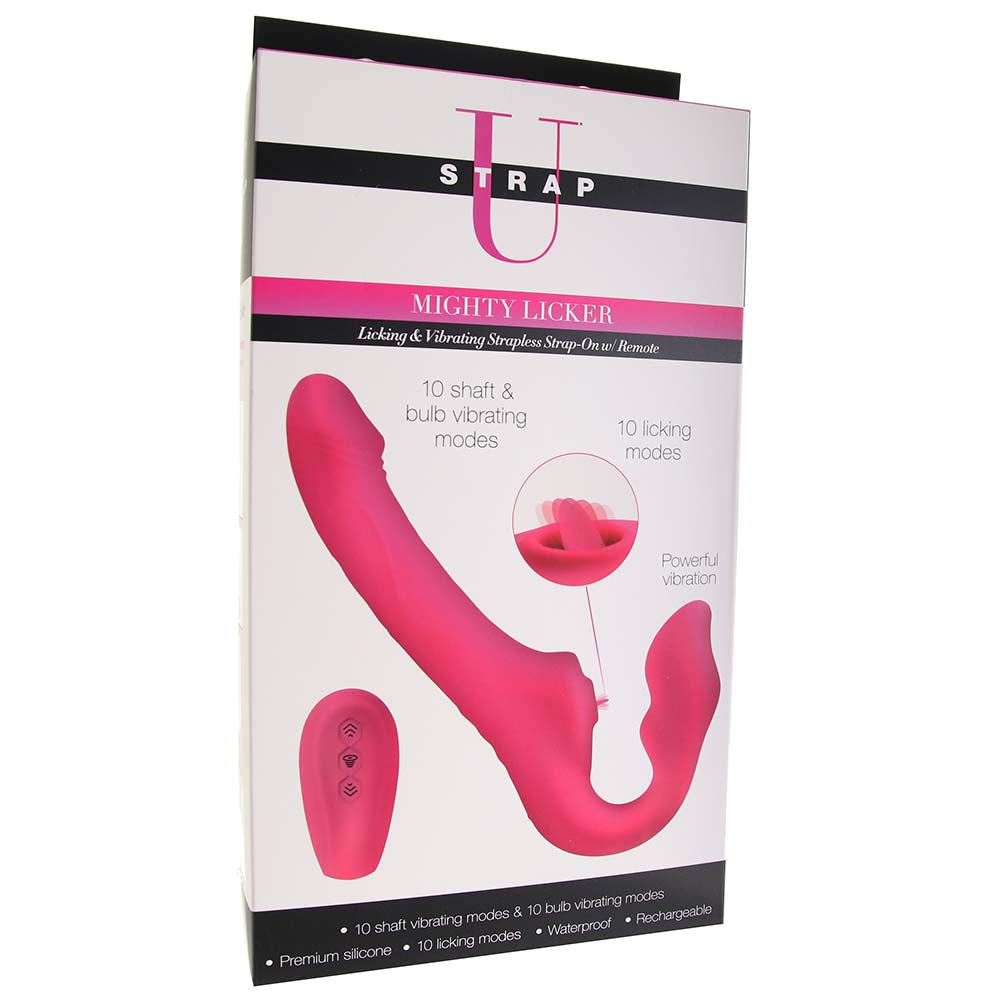 Strap U Mighty Licker Strapless Strap-On Vibe