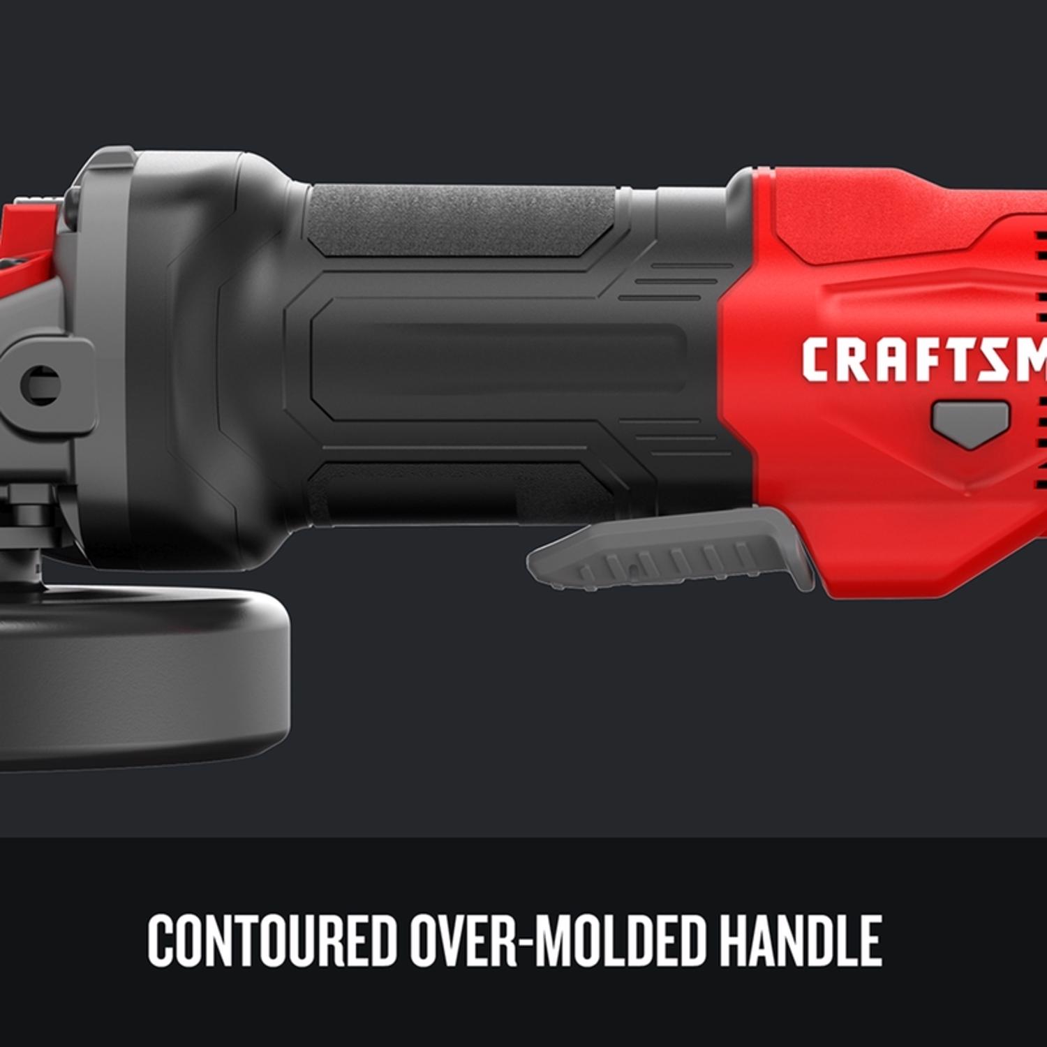 Craftsman 7.5 amps Corded Small Angle Grinder