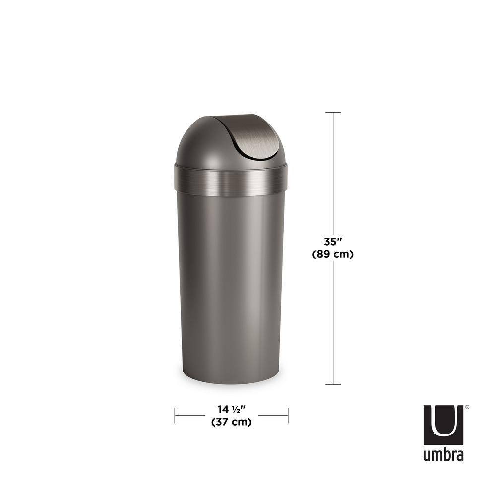 Umbra Venti Can 16.5 Gal Pewter 086758-480-REM