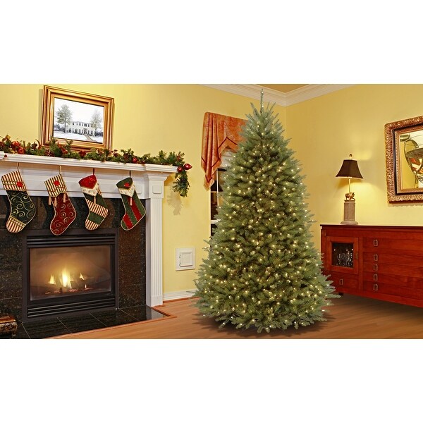 National Tree Company 7.5 ft. PowerConnect Dunhill Fir Tree with Clear Lights